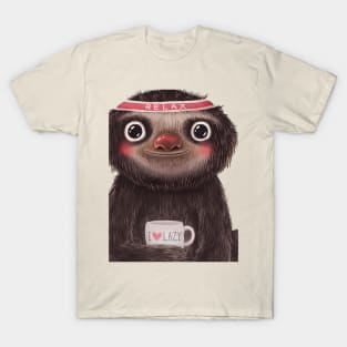 Sloth I♥lazy T-Shirt